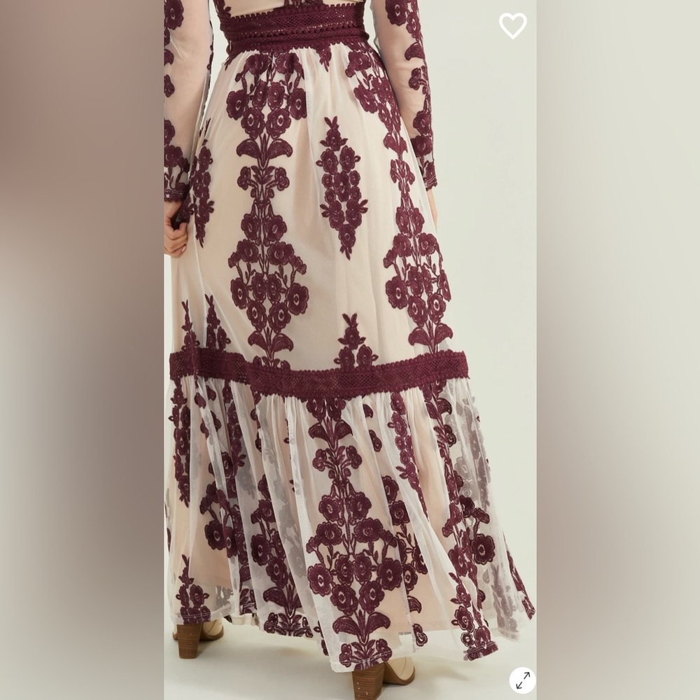 NWT Maude Floral Maxi Skirt Small #065 0925 (List for bottom only) - Picture 6 of 12